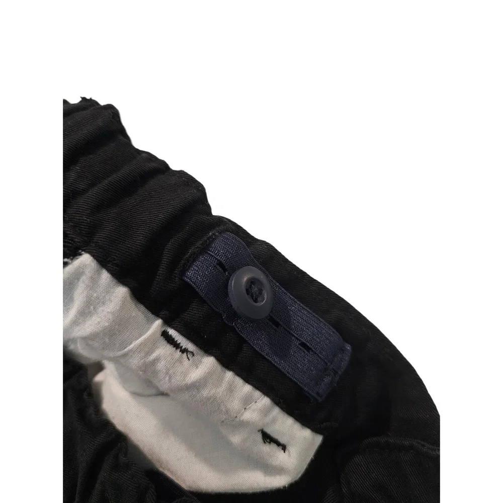 THE CHILDRENS PLACE Black Chino Bermuda Adjustable Waistband Shorts Boys Size 10